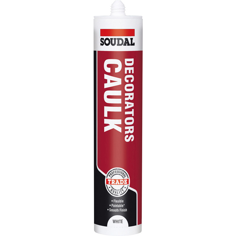 Soudal Decorators Caulk 290ml - White